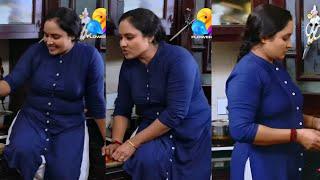 Nisha Sarang  | Malayalam Serial Actress Hot | part 4