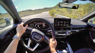 2021 Audi S4 POV Driving Impressions - is it better than the TLX Type S?