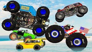 Monster Trucks Mud Battle #35 - Beamng drive