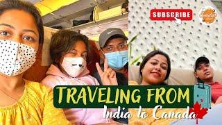 Traveling from INDIA  to CANADA  | Flight Experience | Bengali Vlog | Indian Vlogger Swaralipi