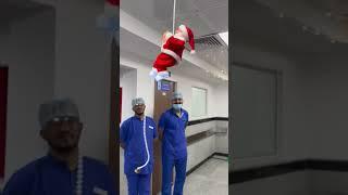 Climbing Santa Christmas Celebration AIIMS Delhi MCH OT