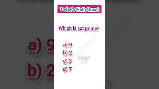 #prime number #trendingshorts #mathshorts #math quize