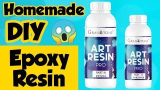 Diy Homemade Epoxy Resin️ - How to make Resin with Glue /Homemade Diy Epoxy Resin/Diy Clear Resin