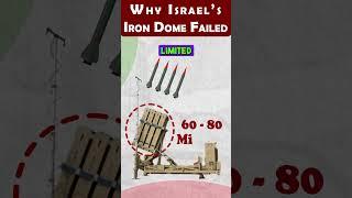 Why Iron Dome FAILED: Israel's Best Defense System  #israel #hamas #shorts #palestine