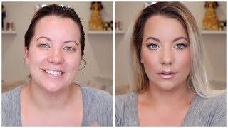 "5 MINUTE MAKEUP ROUTINE..." | Let's get REAL | BRIT CLARKE