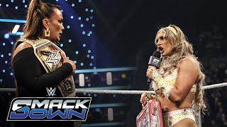 Tiffany Stratton vows to dethrone Nia Jax or Liv Morgan at WWE Crown Jewel: SmackDown, Nov. 1, 2024