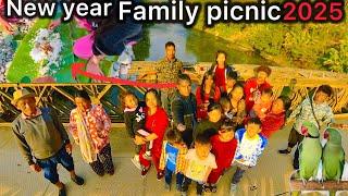 New year family picnic in yongmon river under longleng district Nagaland ||2025||