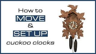 How to move and set up cuckoo clocks