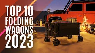 Top 10: Best Collapsible Folding Wagon Carts of 2023 / Heavy Duty Garden Cart, Portable Wagon