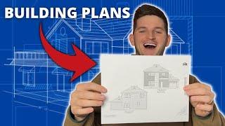 My Architectural Building Plans Ep. 4 My First Home Build