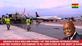 GHANA'S PREMPEH I INTERNATIONAL AIRPORT(KUMASI AIRPORT) RUNWAY EXPANSION PROJECT NEARING COMPLETION