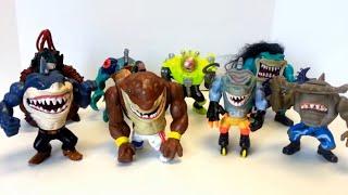 Street Sharks Lot of 8 Figures 1993 Vintage Toy Mattell 1990s Ebay Showcase Sold!