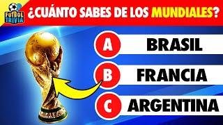 ¿Cuánto Sabes de los Mundiales?  Quiz de Fútbol Nivel Difícil 