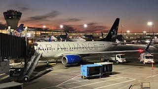 West Palm Beach (PBI) ~ Newark (EWR) - United Airlines - Boeing 737-800 - Full Flight