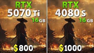 RTX 5070 Ti vs RTX 4080 SUPER - Test in 13 Games | 4K