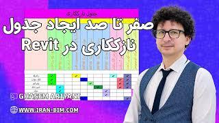 آموزش رویت معماری: ایجاد جدول نازک کاری در Revit (دوره 1 ساعته)