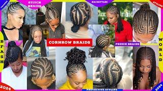 Latest Cornrow Braids Styles |Braids Hairstyles for Black Women |Cornrows Hairstyles |Ghana weaving