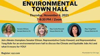 Climate and Equitable Jobs Act Town Hall 11-2-21