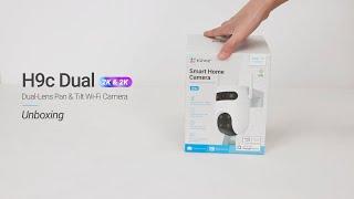 EZVIZ H9c Dual 2K Unboxing - Dual-Lens Pan & Tilt Wi-Fi Camera