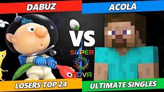 Supernova 2024 - Dabuz (Olimar) Vs. acola (Steve) - Smash Ultimate Tournament