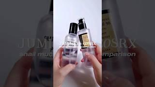 snail mucin comparison  #cosrx vs #jumiso