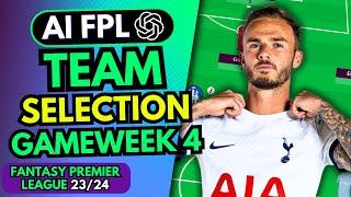 FPL GW4 TEAM SELECTION - ChatGPT FPL Team - Maddison In For a Hit?