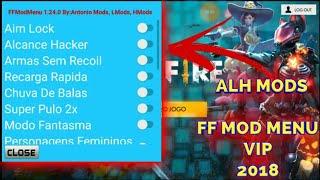 FreeFire 1.24.0 ModMenu VIP Demonstração do ModMenu VIP By:Antonio Mods, LMODs,HMODs