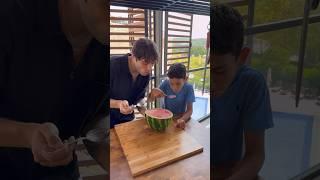 3 MALZEMELİ KARPUZ FROZEN  - EMİR ELİDEMİR #shortvideo #karpuz #frozen #tarif #yemek #dondurma