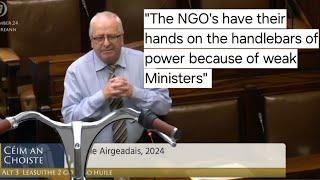 Mattie McGrath speaks about NGO's in the Dáil