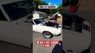 1968 LS1 SWAPPED CAMARO‼️ WE BUY & SELL CLASSIC CARS #vintagecars #cartok #classiccars