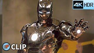 Iron Man vs Rhodey - Birthday Party Fight Scene | Iron Man 2 (2010) 4K HDR Movie Clip