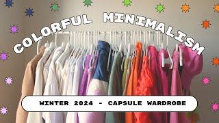 Colorful Minimalism - Winter 2024 Capsule Wardrobe