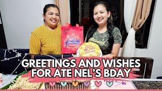 Birthday Greetings and Wishes for Ate Nels from Team Hitik and Team Pakatan  |  Simbang Gabi na!