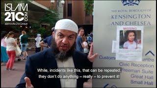 Sh Haitham al Haddad's message on #GrenfellTower tragedy