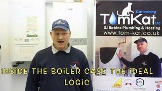IDEAL LOGIC COMBI inside the boiler casing do a full review and strip down of the ideal logic range