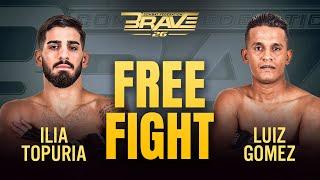 Ilia Topuria vs Luis Gomez | FULL Fight | BRAVE CF 26