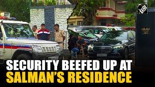 Mumbai: Security beefed up outside Bollywood actor Salman Khan’s residence