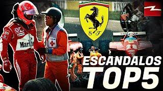 TOP 5 - ESCANDALOS DE SCUDERIA FERRARI EN F1