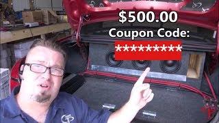 This is a $500.00 Coupon Code to GPcarAudio.com