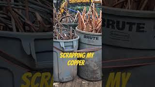 Copper pipe scrap