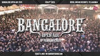 Bangalore Open Air 2025 - Promo | India's Biggest Hard Rock & Heavy Metal Festival | Feb 8th 2025