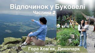 2Ч. ПІДЙОМ НА ГОРУ ХОМʼЯК | як не заблукати? ДИНОПАРК та ДИНОЛЯНДІЯ, де поїсти, Поляниця, КАРПАТИ