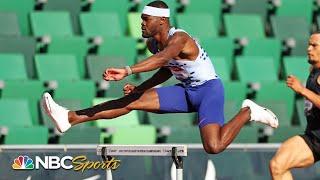 Rai Benjamin fourpeats as men's 400m hurdles National champ | NBC Sports