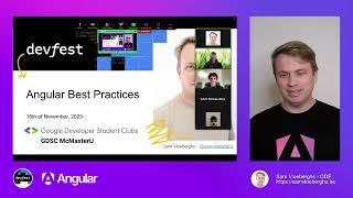 Devfest 2023: 'Angular Best Practices' with GDE Sam Vloeberghs