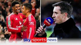 "It's not right that" | Gary Neville criticises Marcus Rashford and Casemiro over trips to USA