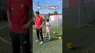 MESSI vs RONALDO  KICK UP ⭐️ CHALLENGE @v7skills