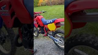 Honda Cr 500 Cold Start