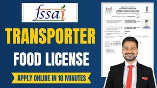 FSSAI Food License registration online apply | Food Licence registration for transporter in hindi