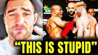 SEAN STRICKLAND REACTS TO JAKE PAUL VS MIKE TYSON (PAUL VS TYSON)