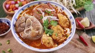 BUN BO HUE - Vietnamese Spicy Beef Noodle Soup | Helen's Recipes